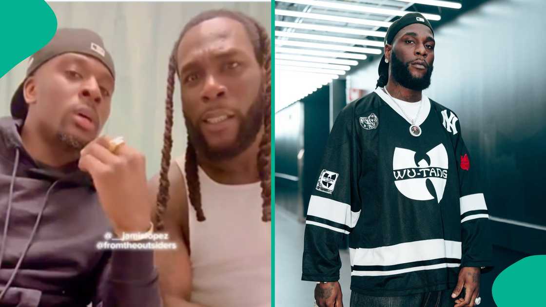 A video of Burna Boy kicking his friends phone has gone viral