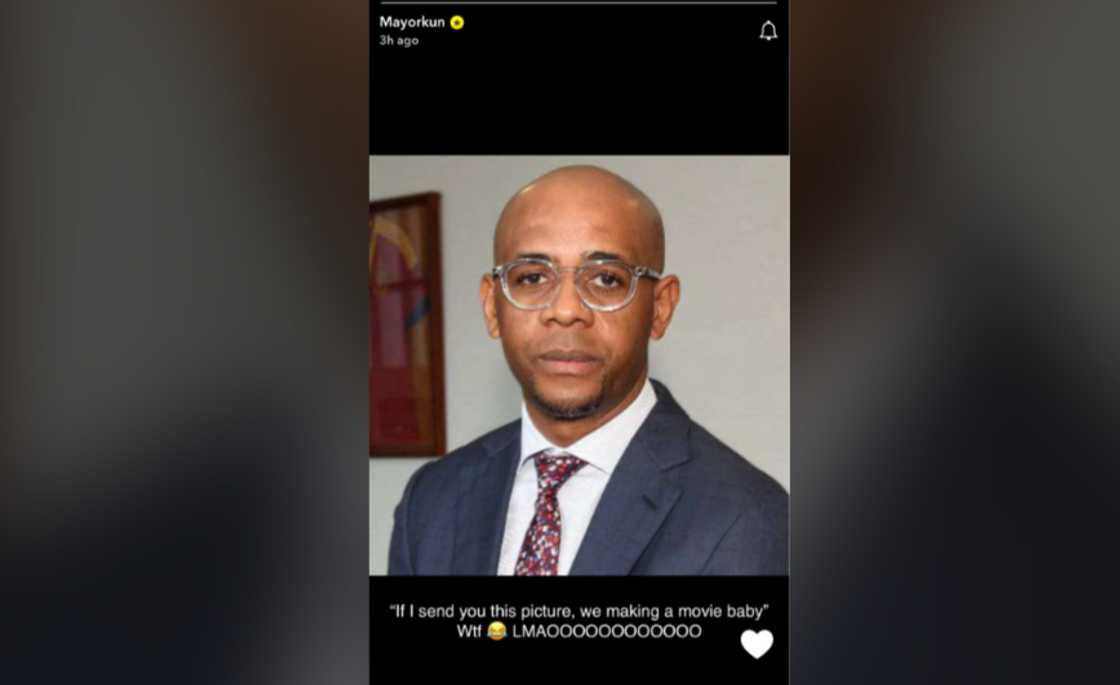 Baltasar Ebang's viral tapes: Mayorkun reacts on Snapchat. Baltasar Ebang's viral tapes: Mayorkun reacts on Snapchat.