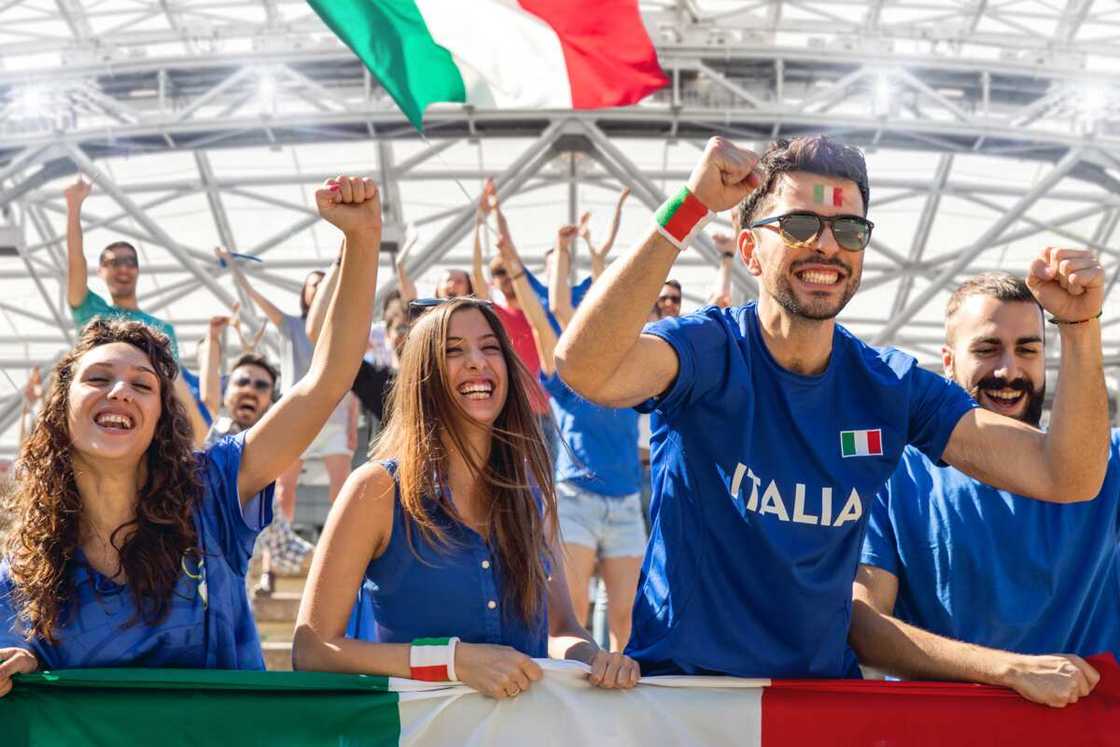 Italian football fans are some of the wildest in the world Italian football fans are some of the wildest in the world