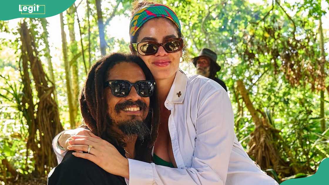 Rohan Marley and Maytee Martinez enjoy a moment together
