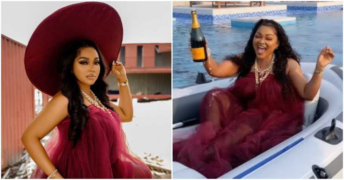 Mercy Aigbe, 11 million IG followers. Mercy Aigbe, 11 million IG followers.