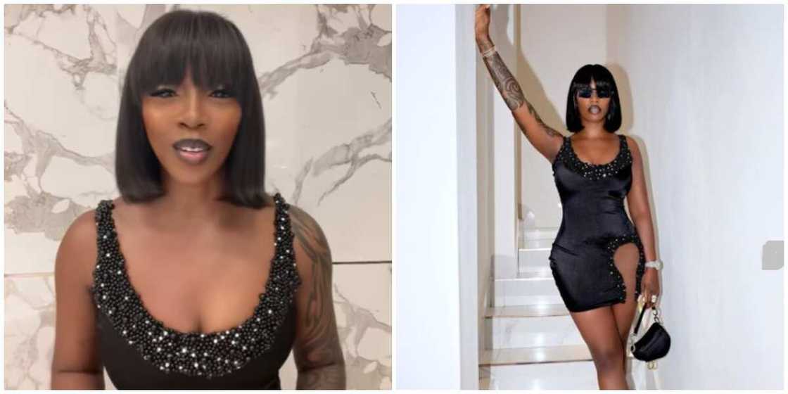 Tiwa Savage/mini dress/Tolu Bally