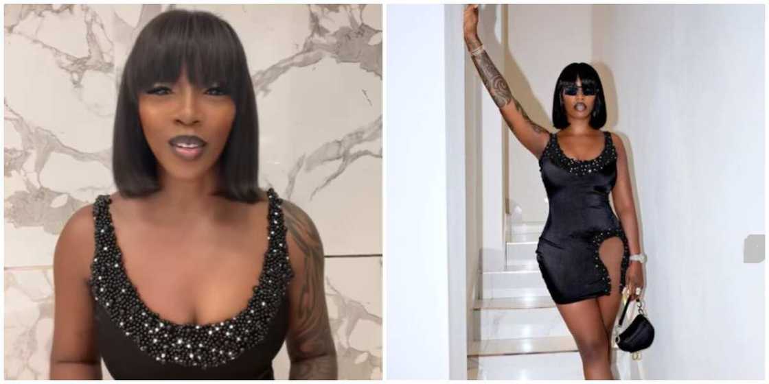 Tiwa Savage/mini dress/Tolu Bally Tiwa Savage/mini dress/Tolu Bally