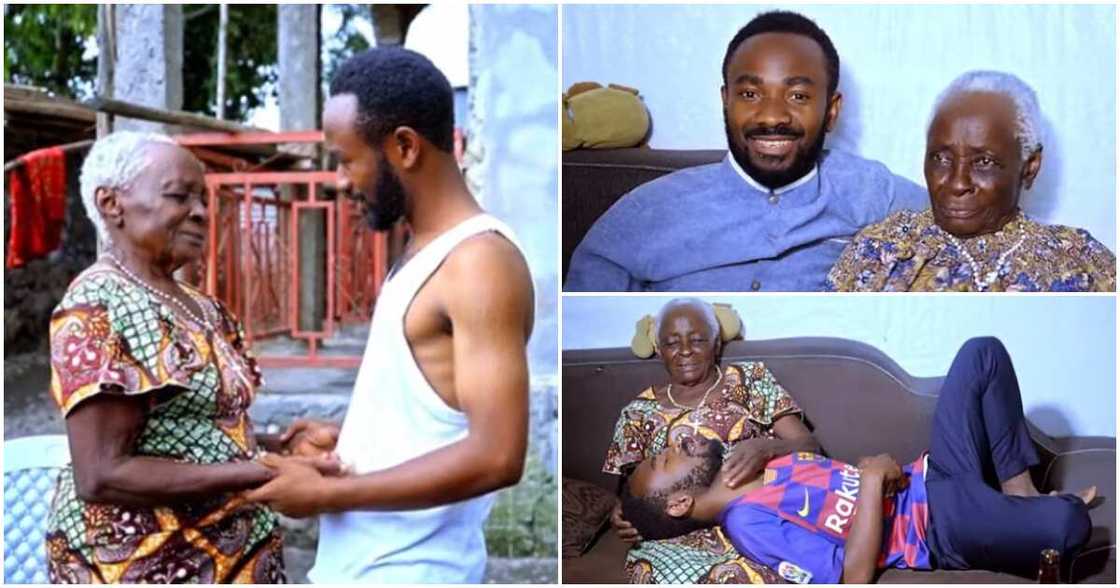 Muyiwa, Thereza, 25 -year-old man, 85-year-old woman Muyiwa, Thereza, 25 -year-old man, 85-year-old woman