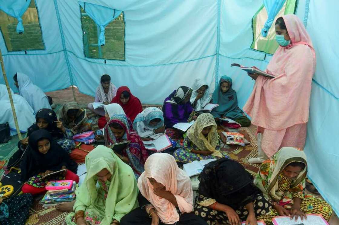 Many girls in Pakistan are already held back from school, with the floods making access to education even harder