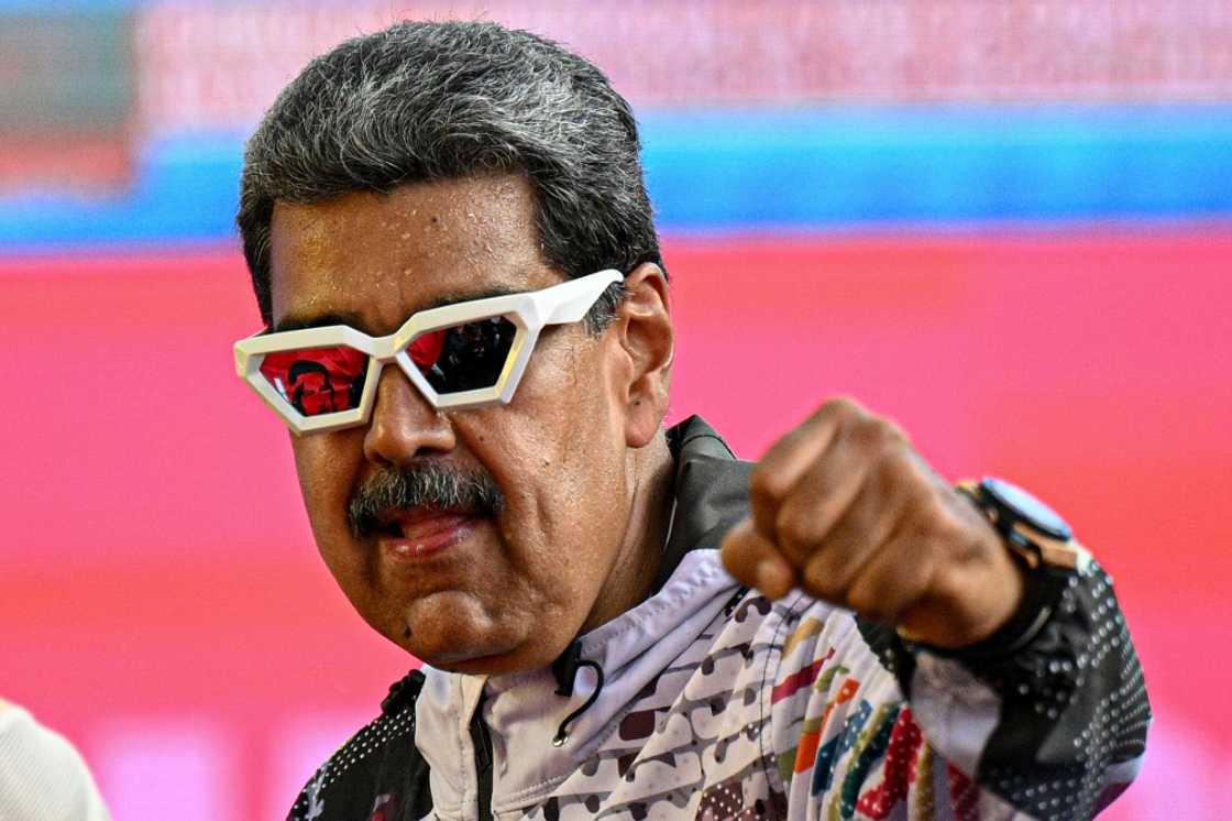 Venezuelan President Nicolas Maduro during a campaign rally on July 16