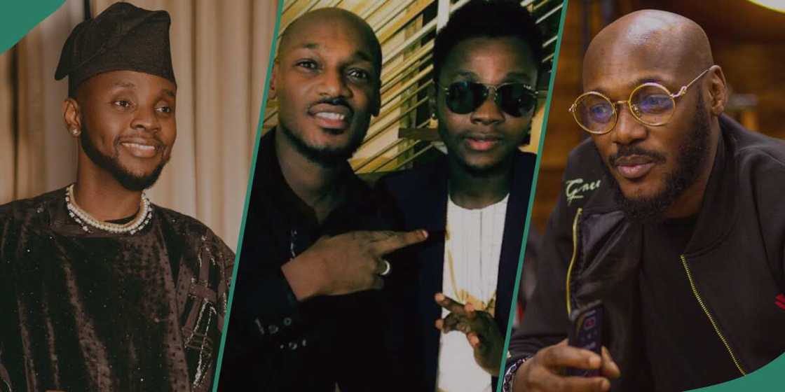 Kizz Daniel recognises 2Baba's impact. Kizz Daniel recognises 2Baba's impact.