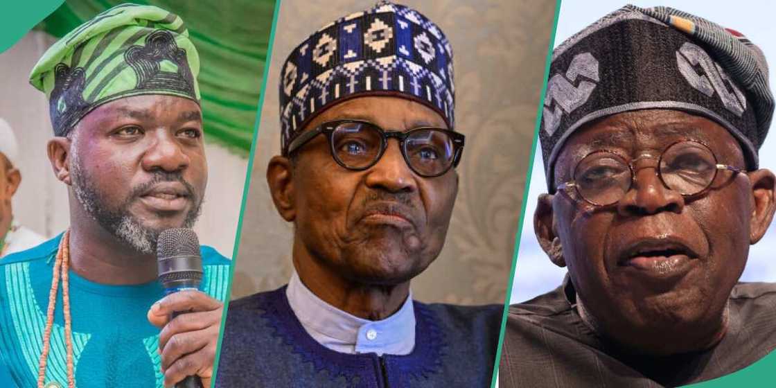 President of YCW, Former president Mohammadu Buhari and President Bola Tinubu President of YCW, Former president Mohammadu Buhari and President Bola Tinubu