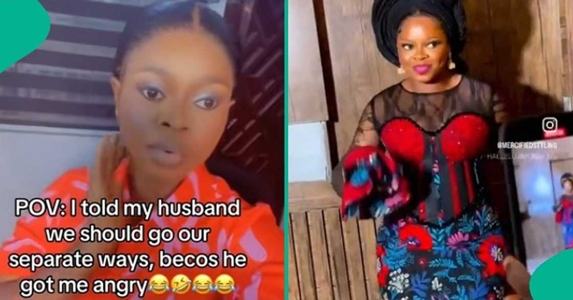 Nigerian lady tells husband to end their marriage, posts his funny reply.