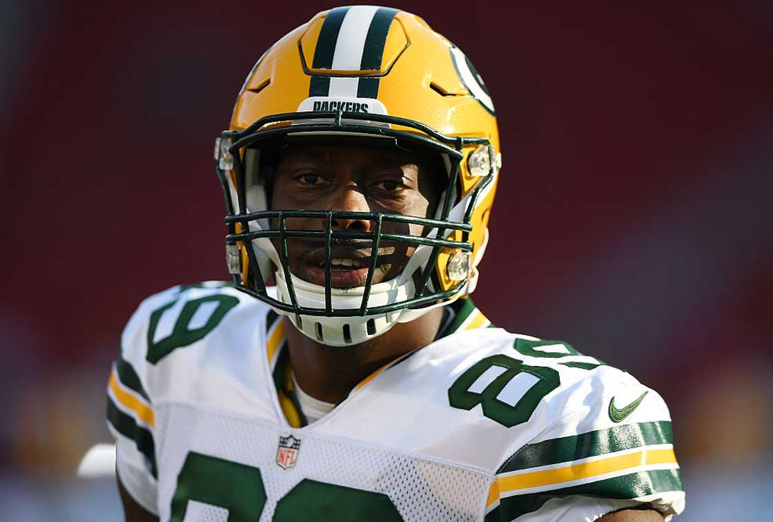 Jared Cook in Santa Clara, California. Jared Cook in Santa Clara, California.