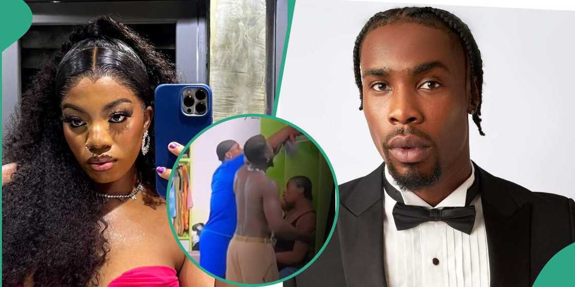 BBNaija All Stars: Neo and Angel fight after parrot spills.