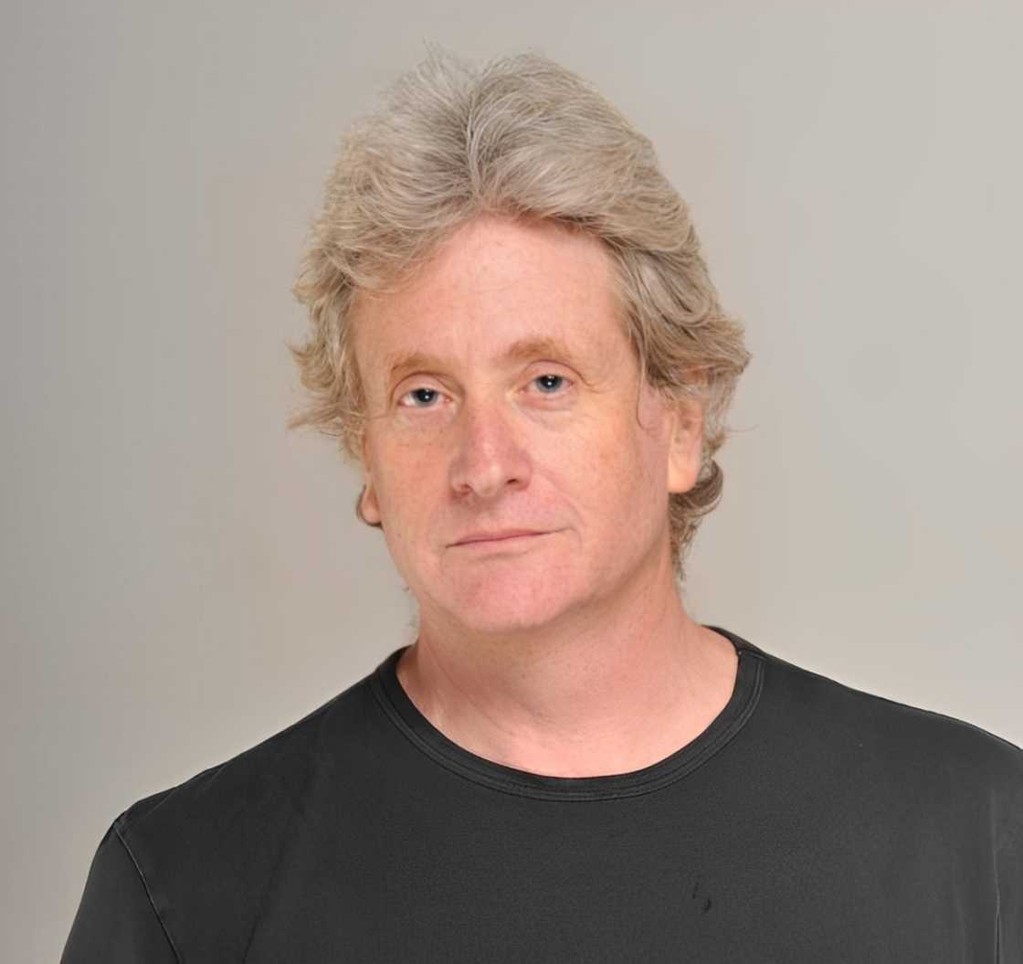 Drew Barrymore's brother, John Blyth Barrymore III, poses in a black outfit. Drew Barrymore's brother, John Blyth Barrymore III, poses in a black outfit.