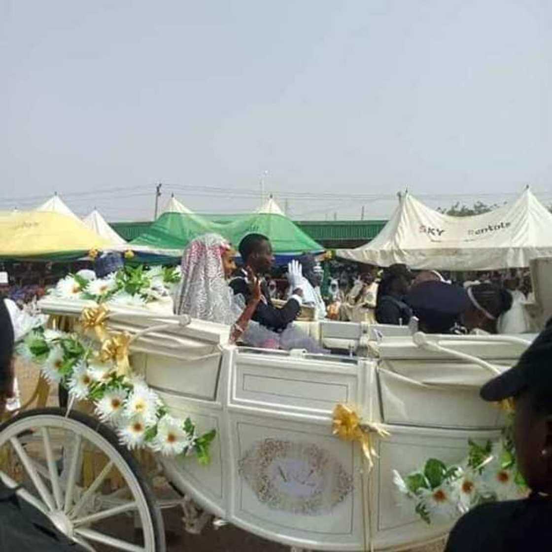 Emir of Kano’s son weds his sweetheart in a royal ceremony (photos)