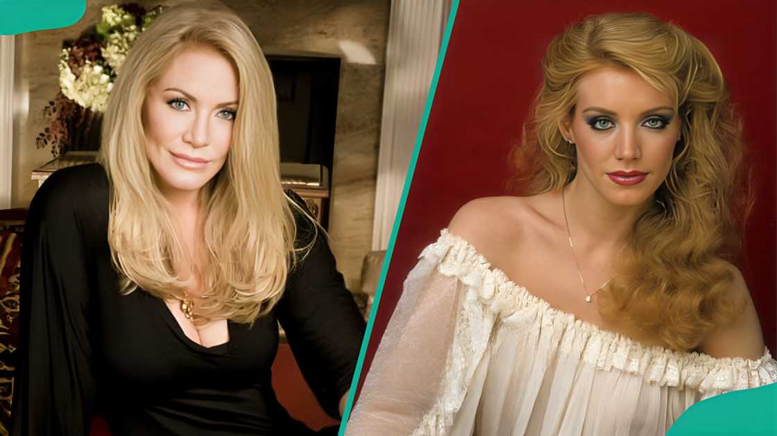 Shannon Tweed posing for the camera Shannon Tweed posing for the camera