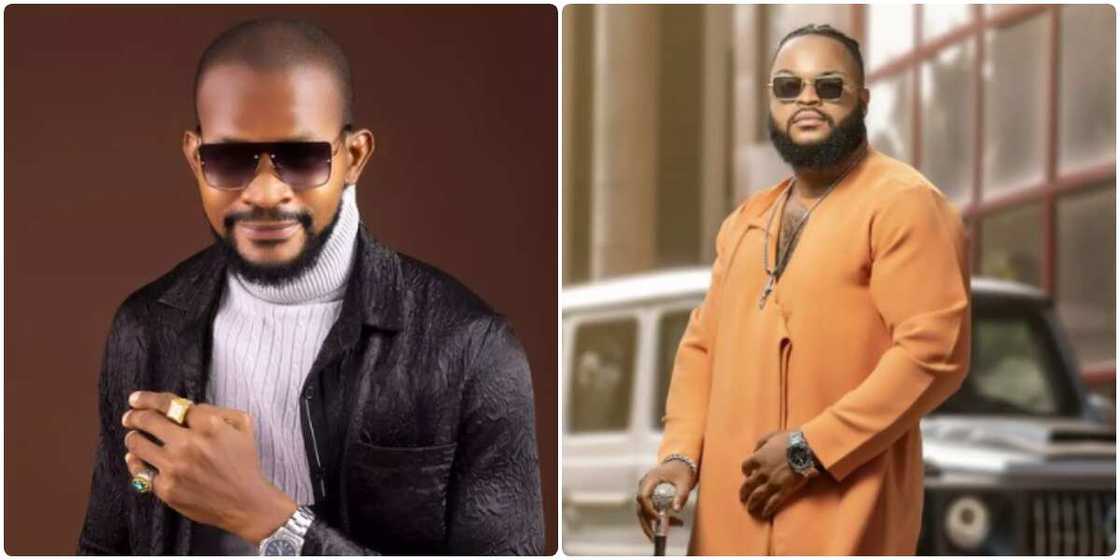 Uche Maduagwu and Whitemoney Uche Maduagwu and Whitemoney