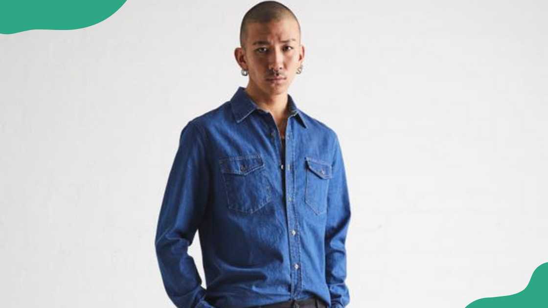 A blue Denim shirt