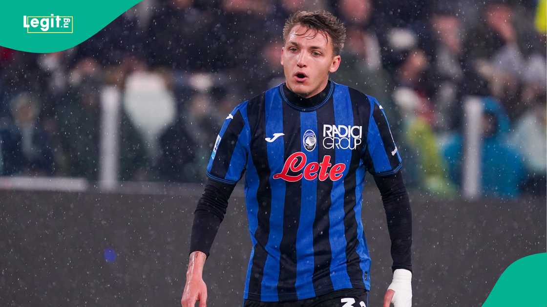 Mateo Retegui, Atalanta, Juventus, Allianz Stadium, Turin, Italy, Serie A. Mateo Retegui, Atalanta, Juventus, Allianz Stadium, Turin, Italy, Serie A.