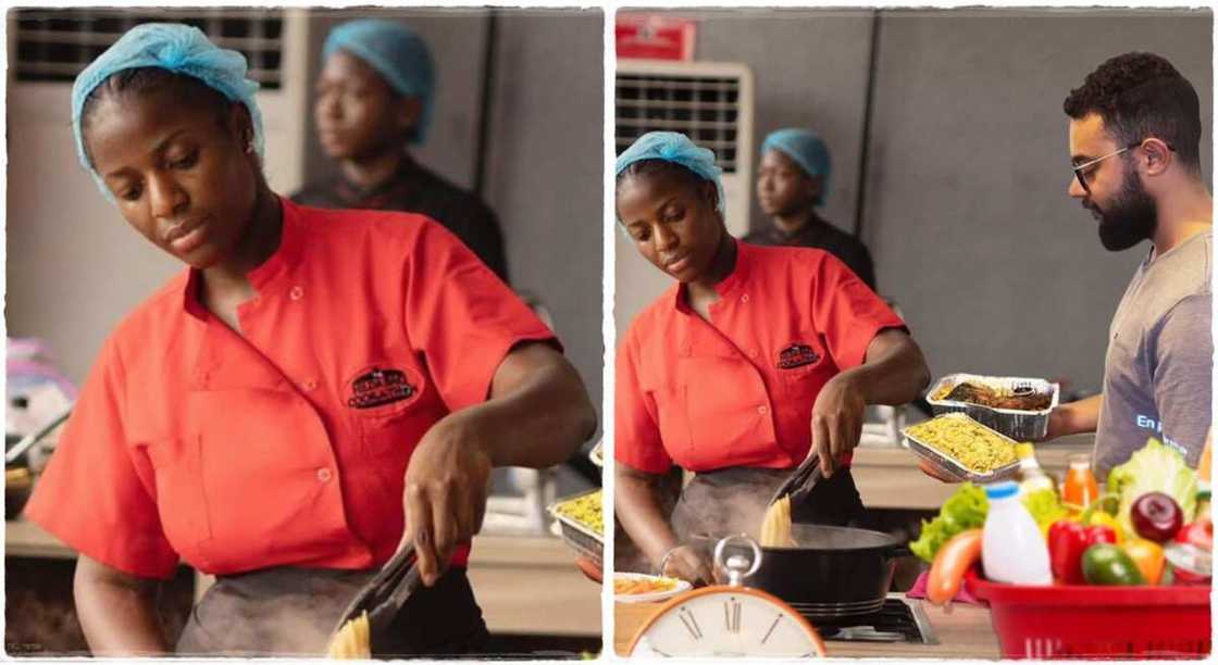 Photos of Hilda Baci and man who says he was at her cookathon.