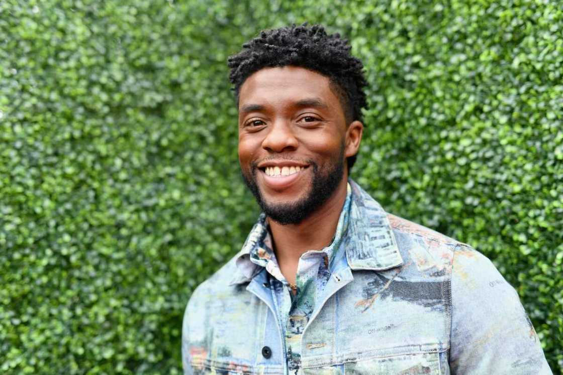 The late Chadwick Boseman at Barker Hangar in Santa Monica, California The late Chadwick Boseman at Barker Hangar in Santa Monica, California