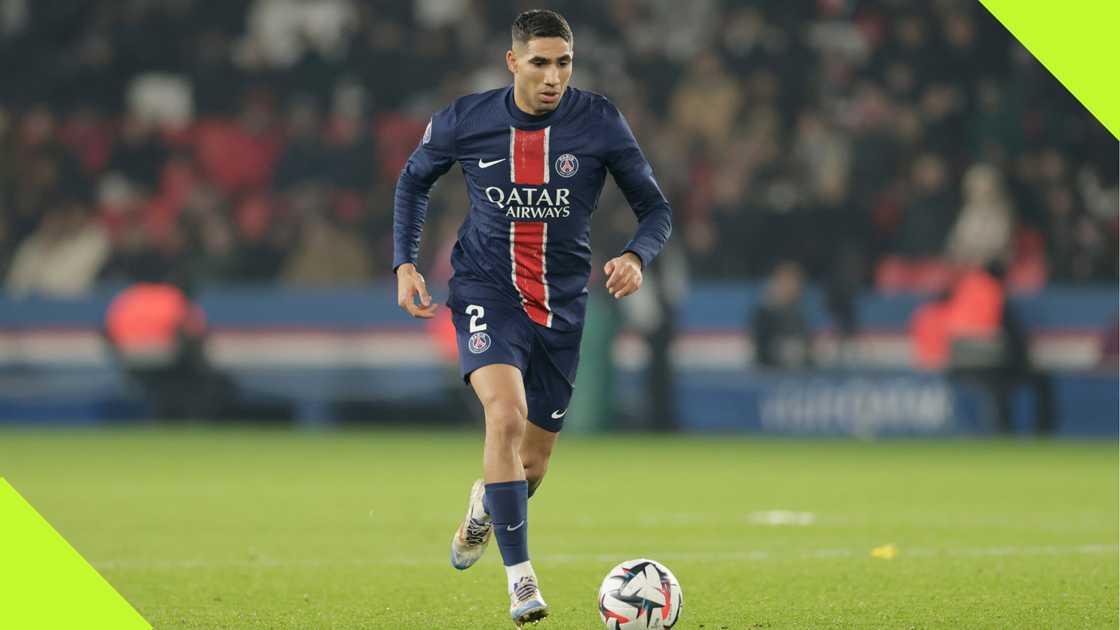Achraf Hakimi, Paris Saint-Germain, Nantes, Parc des Princes, Paris, Ligue 1. Achraf Hakimi, Paris Saint-Germain, Nantes, Parc des Princes, Paris, Ligue 1.