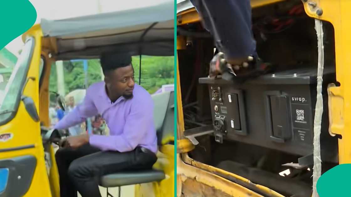 A Nigerian man shares how he ended up with an EV tricycle amid petrol issues.