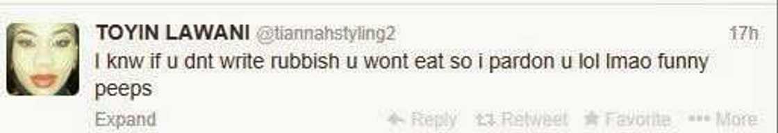 Toyin Lawani debunks story of pulling fiance's ear at Peter's wedding Toyin Lawani debunks story of pulling fiance's ear at Peter's wedding