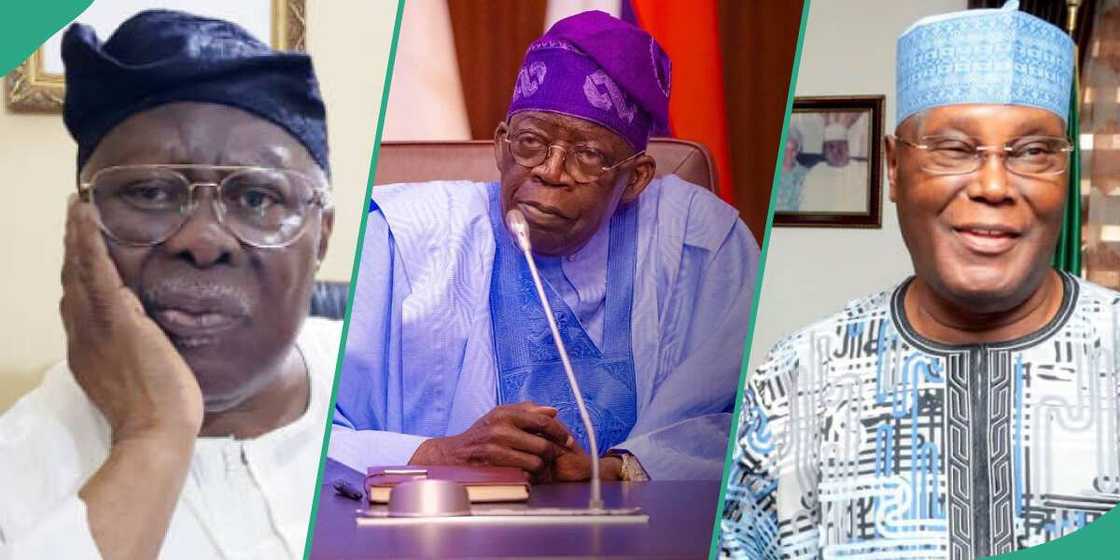 PDP crisis, Bola Tinubu, APC, PDP, Bode George, Atiku Abubakar, 2023 election issues