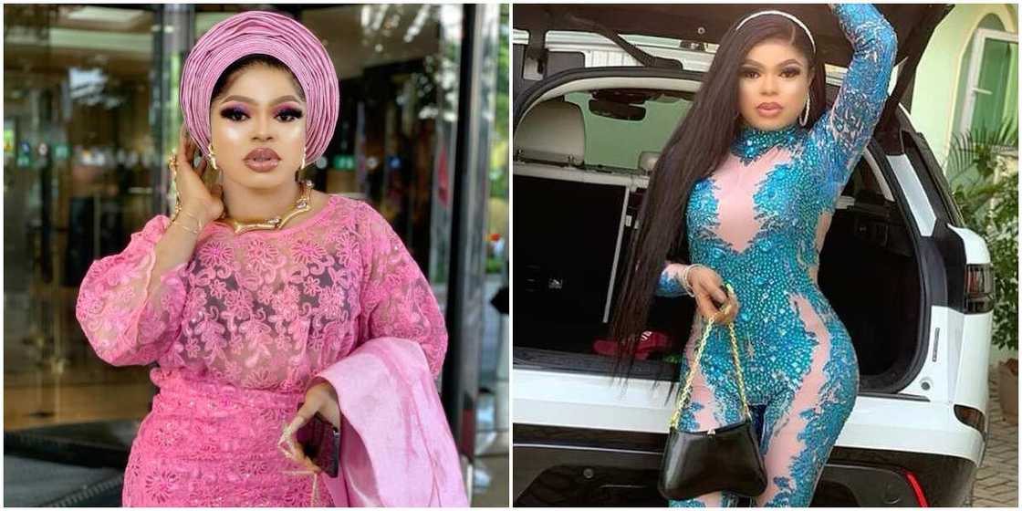 Bobrisky excited about showing off his new body. Bobrisky excited about showing off his new body.
