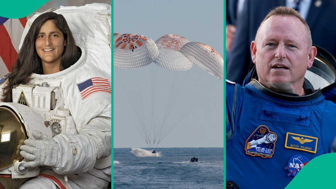 NASA's Suni Williams and Butch Willmore return to Earth. NASA's Suni Williams and Butch Willmore return to Earth.