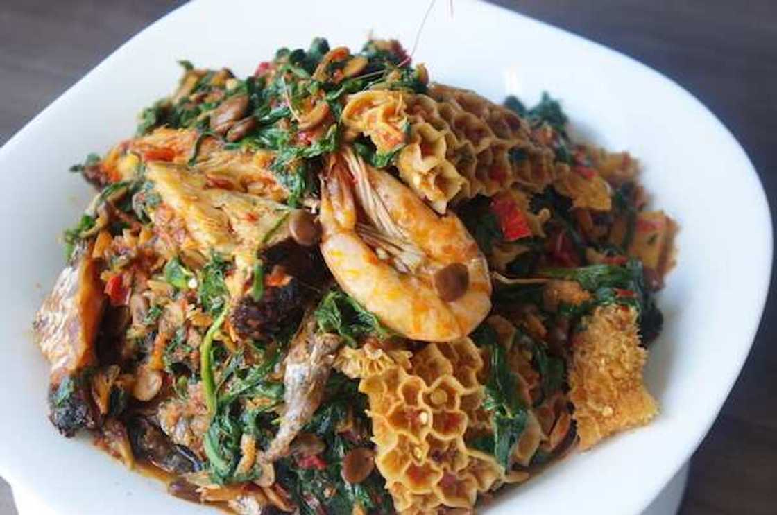 vegetable soup with ugu and waterleaf vegetable soup with ugu and waterleaf