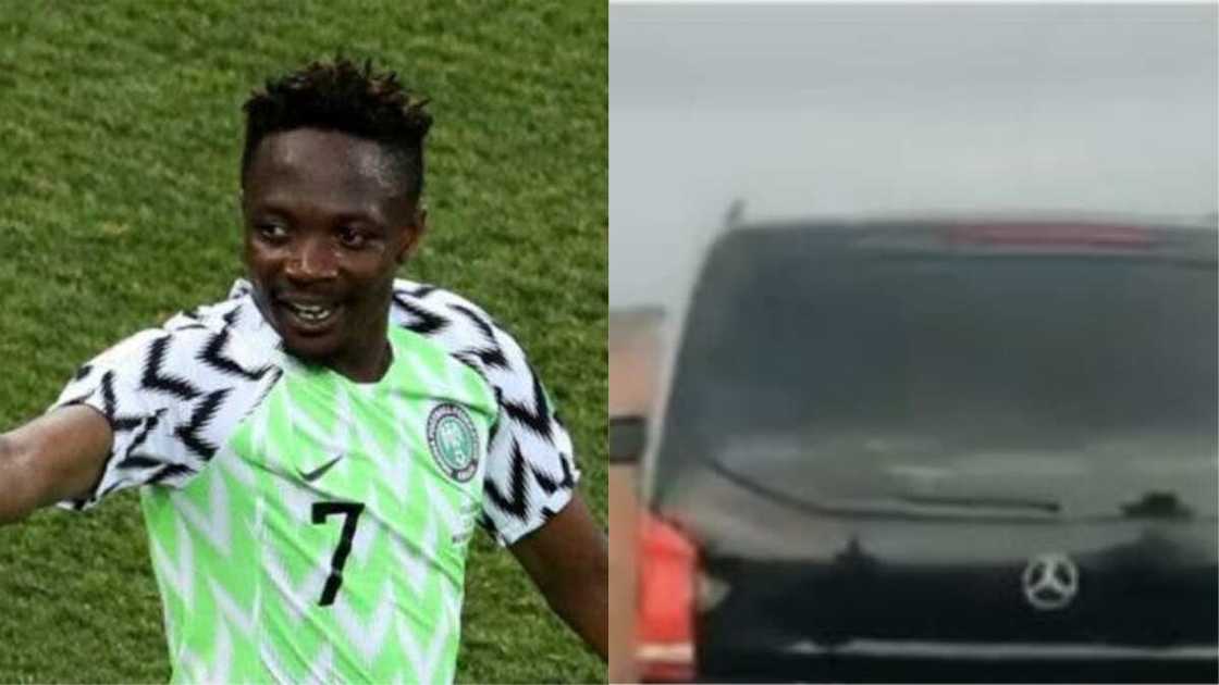 Ahmed Musa, dan wasan Super Eagles, ya wallafa bidiyon sabuwar motarsa kirar Benz Vito