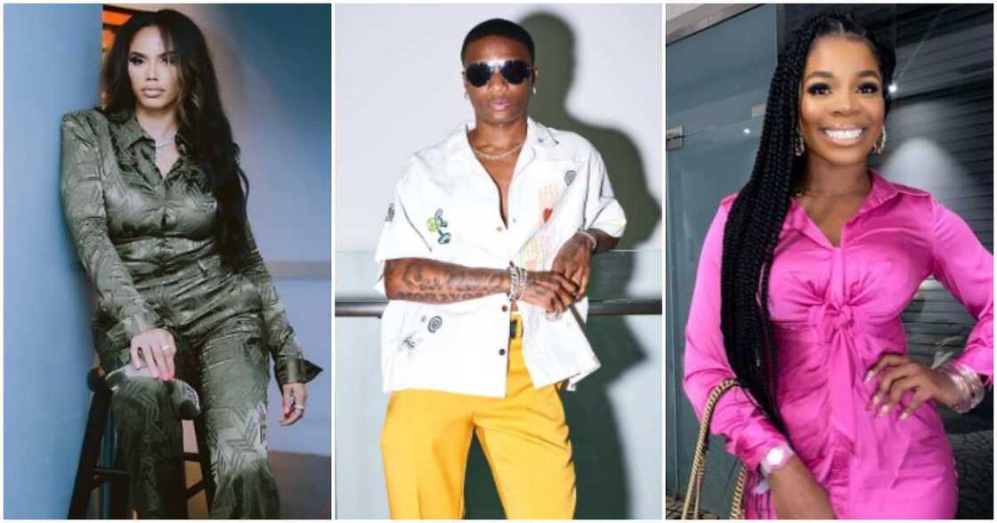 Nigerian singer Wizkid and his babay mamas Nigerian singer Wizkid and his babay mamas