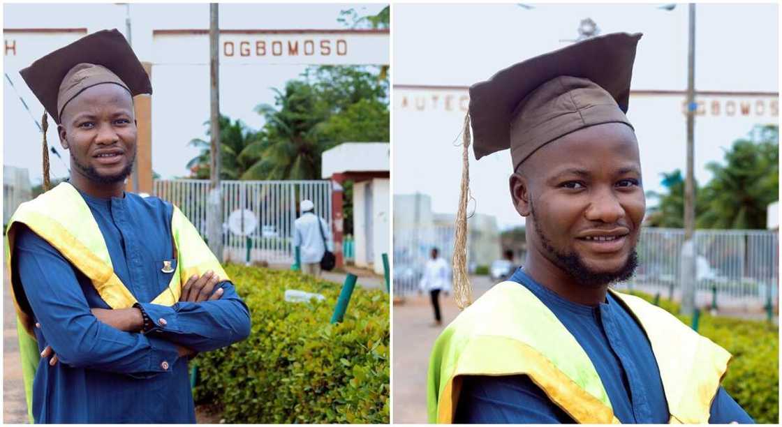 Abiodun Oluwaseun says God answered all his prayers at LAUTech.