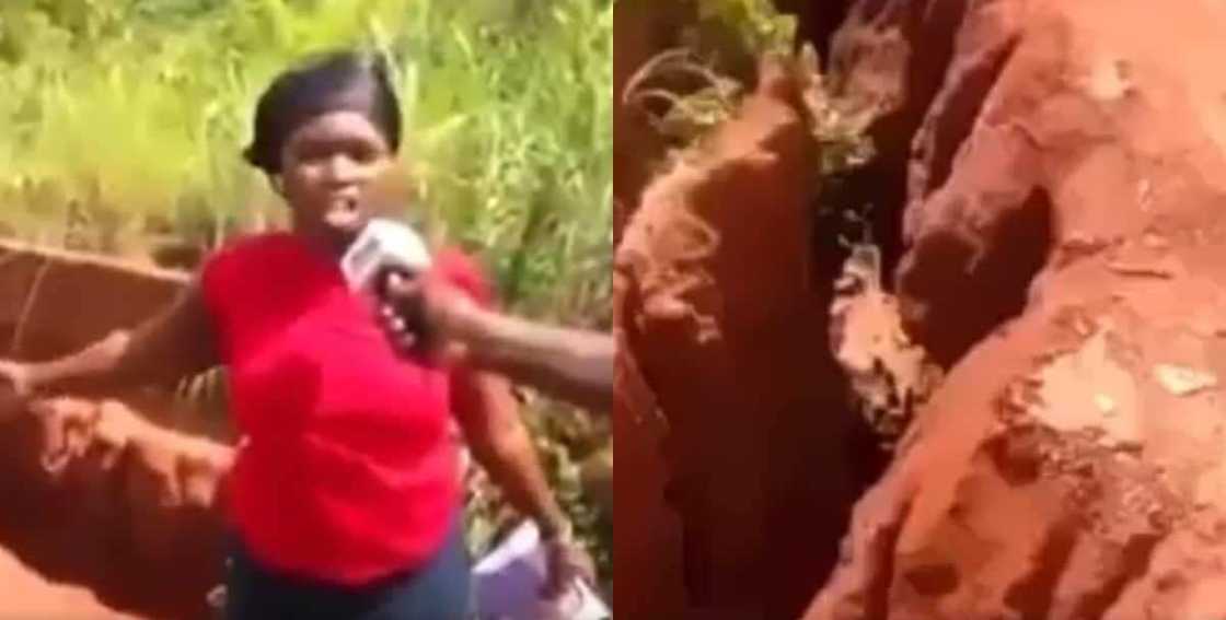 Lady explaining how bad road is preventing her from getting married Lady explaining how bad road is preventing her from getting married