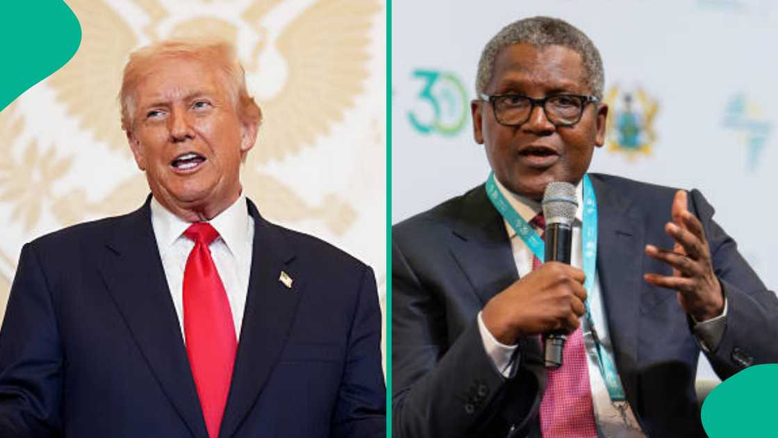 Aliko Dangote da Donald Trump Aliko Dangote da Donald Trump
