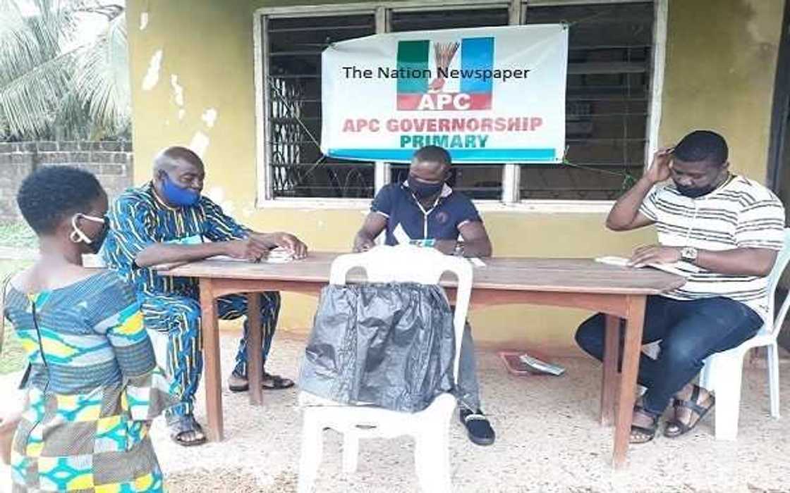 APC ta fara zaben fidda gwanin takara na gwamnan jihar Edo
Hakkin Mallakar Hoto: Jaridar The Nation APC ta fara zaben fidda gwanin takara na gwamnan jihar Edo
Hakkin Mallakar Hoto: Jaridar The Nation