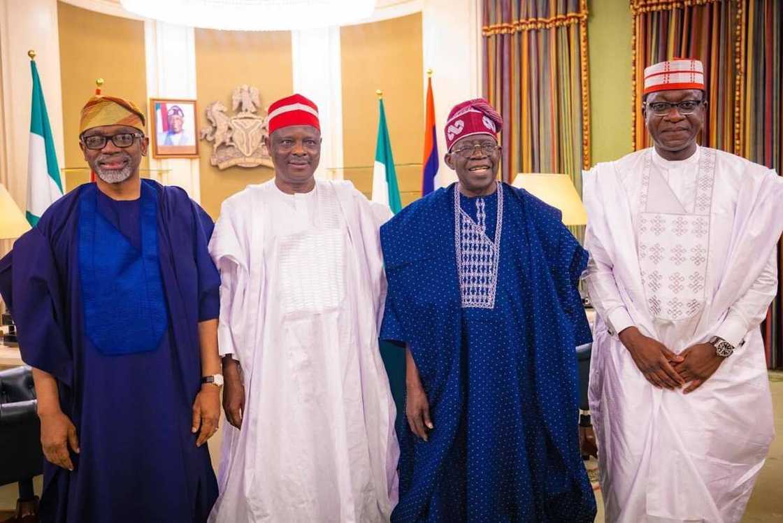Kwankwaso da Tinubu. Kwankwaso da Tinubu.