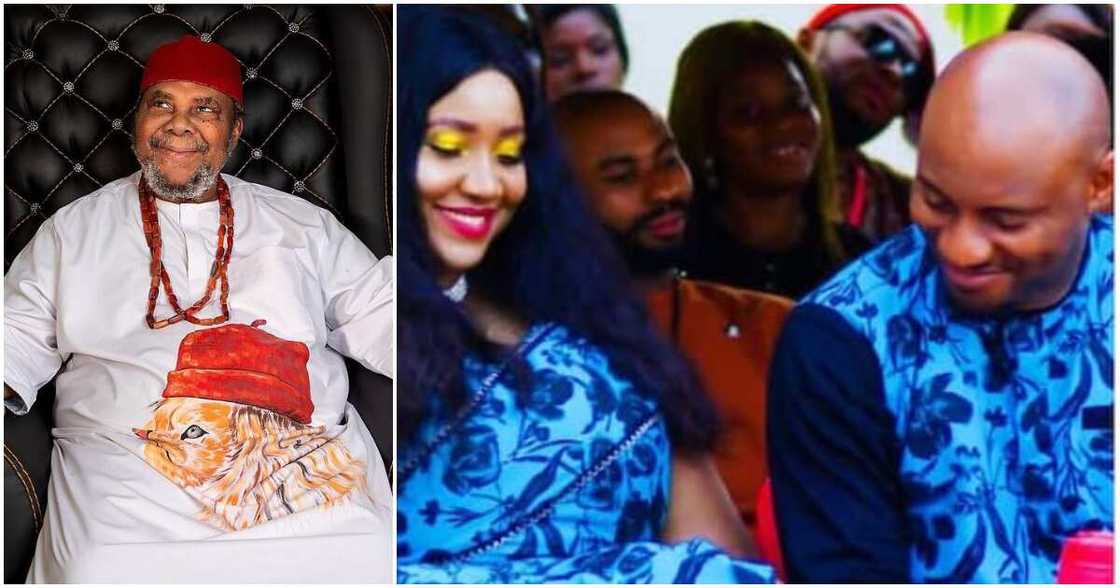 Pete Edochie, Yul Edochie, son, nollywood Pete Edochie, Yul Edochie, son, nollywood