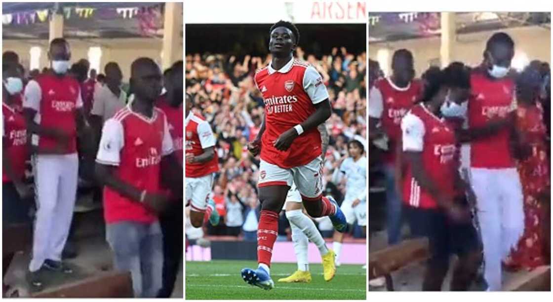 A video shows some Arsenal fans holding thanksgiving in a Kenyan church. A video shows some Arsenal fans holding thanksgiving in a Kenyan church.