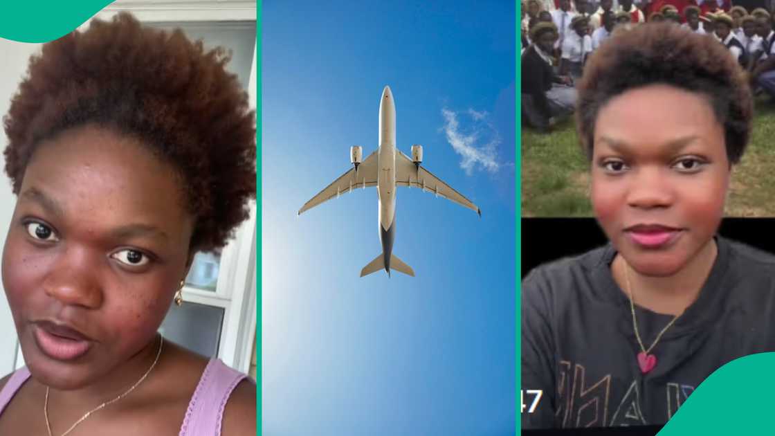 Lady shares her journey as she self-deports to Nigeria. Lady shares her journey as she self-deports to Nigeria.