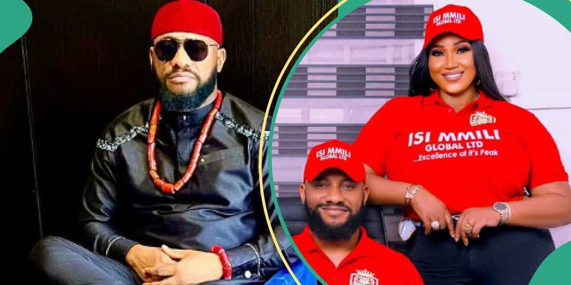 Yul Edochie's new business faces threats. Yul Edochie's new business faces threats.