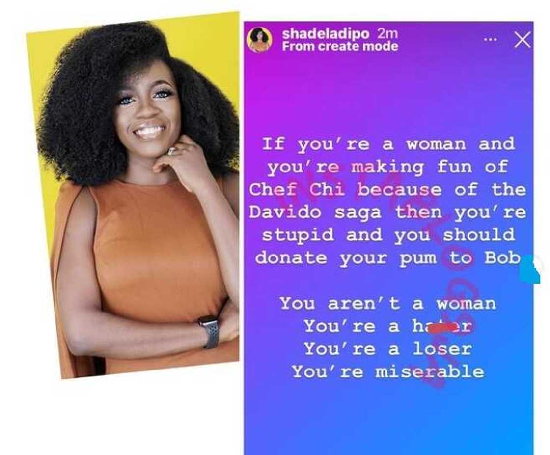 You're stupid if you're a woman making fun of Chioma - OAP Shade Ladipo You're stupid if you're a woman making fun of Chioma - OAP Shade Ladipo