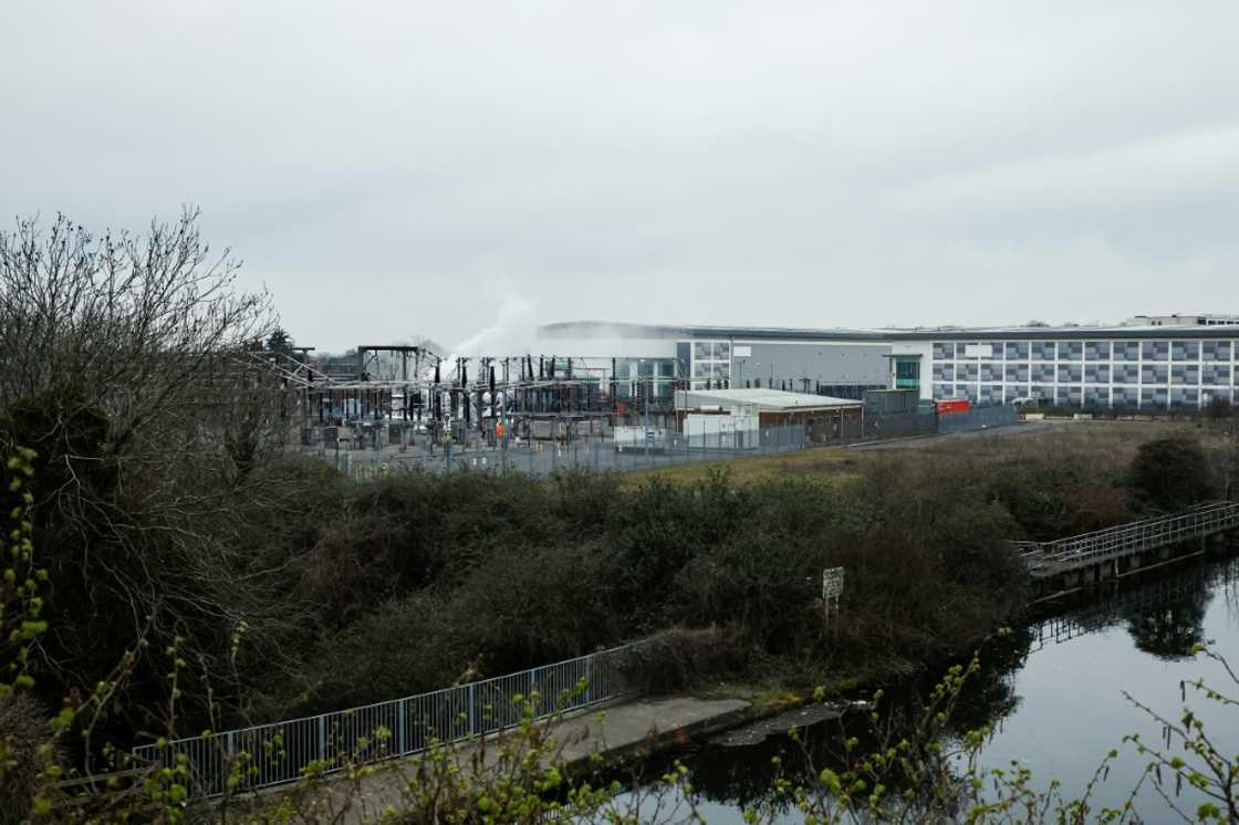 London Fire Brigade said the blaze at the substation supplying power to Heathrow was 'significant' London Fire Brigade said the blaze at the substation supplying power to Heathrow was 'significant'