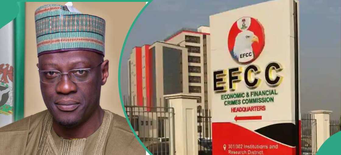 Tsohon gwamnan jihar Kwara, Abdulfatar Ahmed, na hannun EFCC.