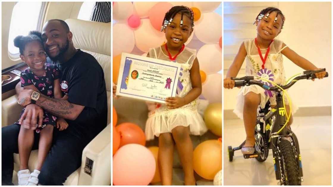 Davido's daughter Imade graduates from kindergarten, receives gift Davido's daughter Imade graduates from kindergarten, receives gift