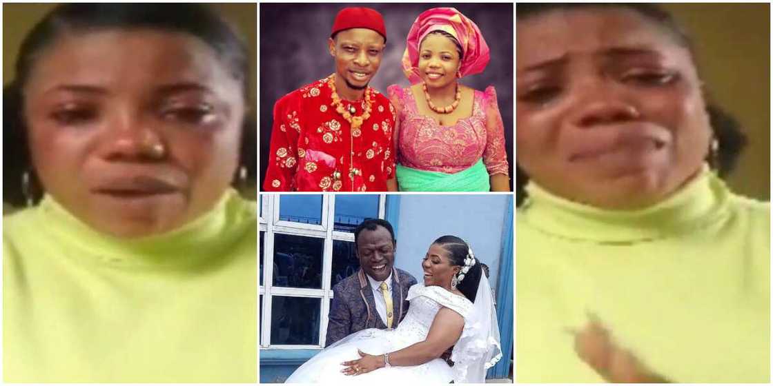 He never gave me upkeep money for 11 years; Lady accused of marrying her pastor makes startling revelations in new video