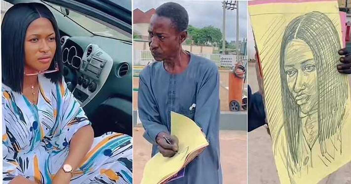 Nigerian man draws lady in five minutes Nigerian man draws lady in five minutes