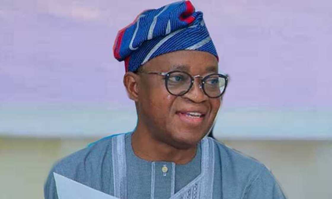 Gwamna Oyetola na jihar Osun.