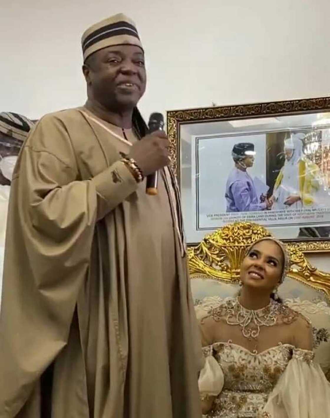 Hotunan kasaitacciyar liyafar da masarautar Ibira ta shiryawa Adama Indimi da angonta