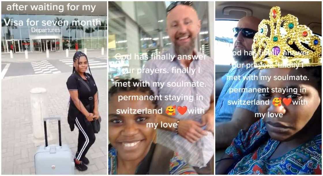Lady shares video, photos as she moves to Switzerland to be with her man. Lady shares video, photos as she moves to Switzerland to be with her man.